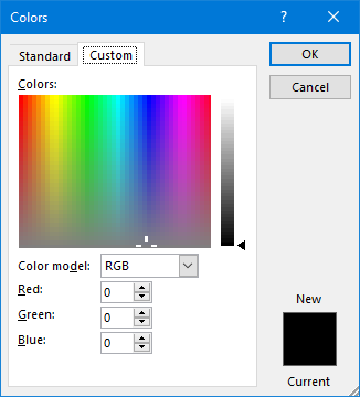 Word font Color 3