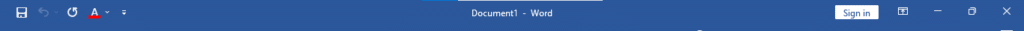 title bar, Microsoft, title,