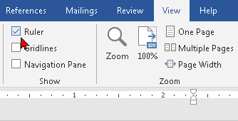 Accessing Ruler