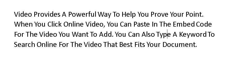 Capitalize Each Word