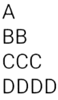 Alphabets Pattern 1