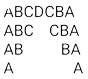 Alphabets Pattern 21