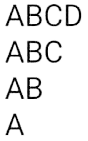 Alphabets Pattern 5