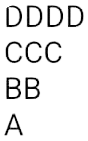 Alphabets Pattern 7