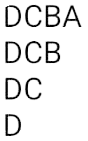 Alphabets Pattern 8