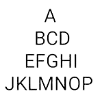 Alphabets Pyramid 5