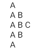 Alphabets Pyramid 11