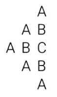 Alphabets Pyramid 12