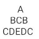 Alphabets Pyramid 13