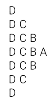 Alphabets Pyramid 15