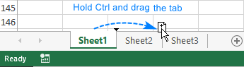 copy sheet in excel