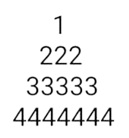 Number pyramid 01
