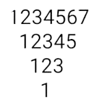 Number pyramid 06