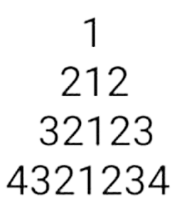 Number pyramid 16